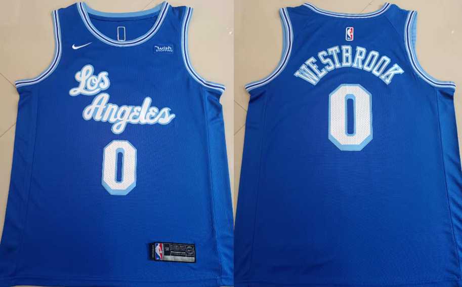 Lakers 0 Russell Westbrook Blue Nike Swingman Jersey,We sell and wholesale Lakers 0 Russell Westbrook Blue Nike Swingman Jersey on line form chian!